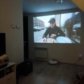 Transpeed 4K Android Projector Dual Wifi6 200 ANSI photo review