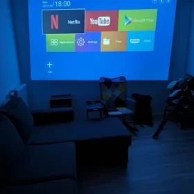 Transpeed 4K Android Projector Dual Wifi6 200 ANSI photo review