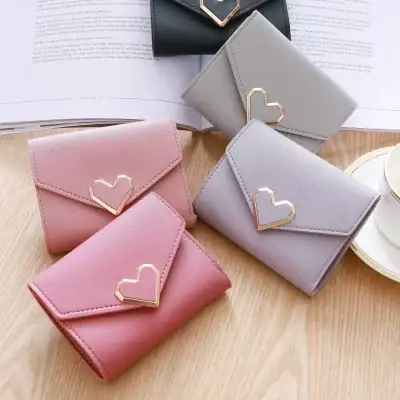 Alternative view of Heart-Shaped Cute Small PU Leather Women's Wallet