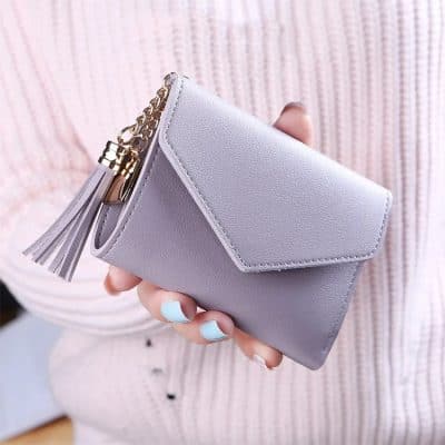 Alternative view of Korean Fashion Tassel Mini Wallet for Women
