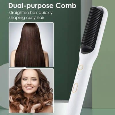 Alternative view of Quick-Heat Multifunctional Hair Straightening Brush