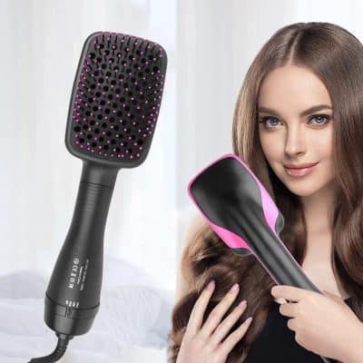 Alternative view of 3-IN-1 Electric Hair Styler: Dryer, Straightener & Curler Combo