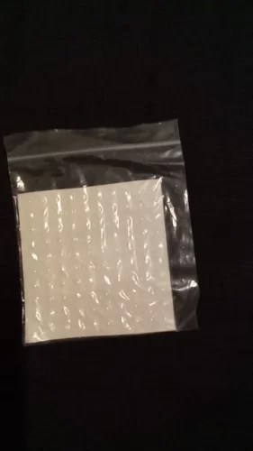 100PCS 8mmx2mm Transparent Silicone Granules Anti-Slip Door Cushion Mat photo review