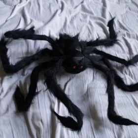 Giant Black Plush Spider Decoration photo review