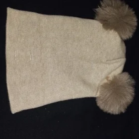 Kids Pom Pom Knit Beanie - Solid Color Winter Hat photo review