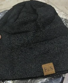 Unisex Slouchy Beanie with Fur Lining - Warm Winter Knit Cap photo review