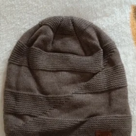 Unisex Slouchy Beanie with Fur Lining - Warm Winter Knit Cap photo review