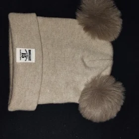 Kids Pom Pom Knit Beanie - Solid Color Winter Hat photo review