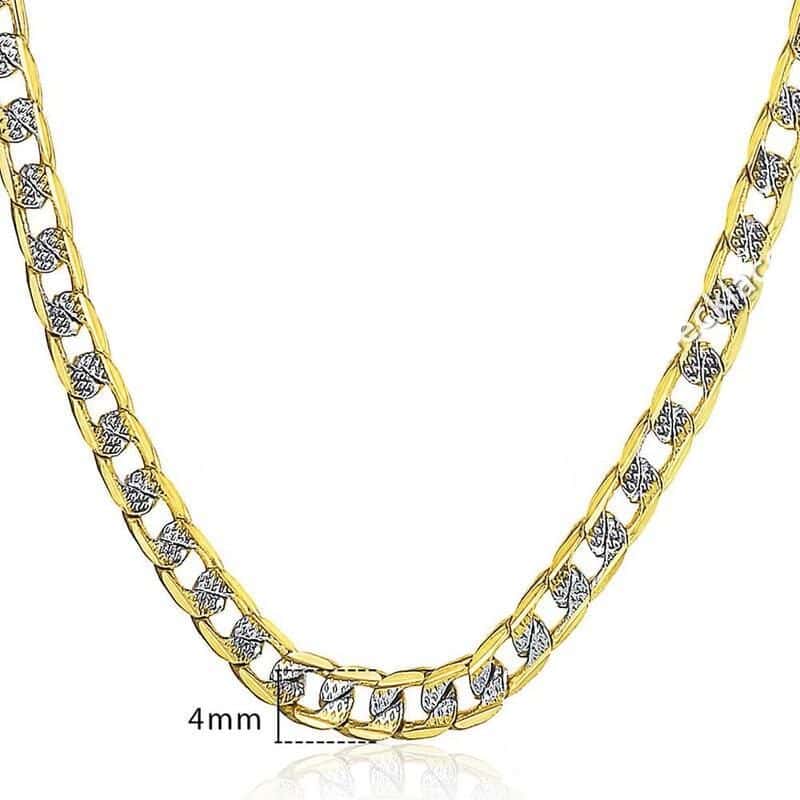 Trendy Unisex 4mm Cuban Link Chain Necklace - Image 4