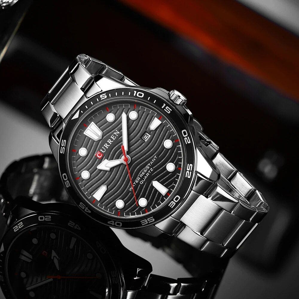 Elegant Stainless Steel Quartz Watch - Image 7