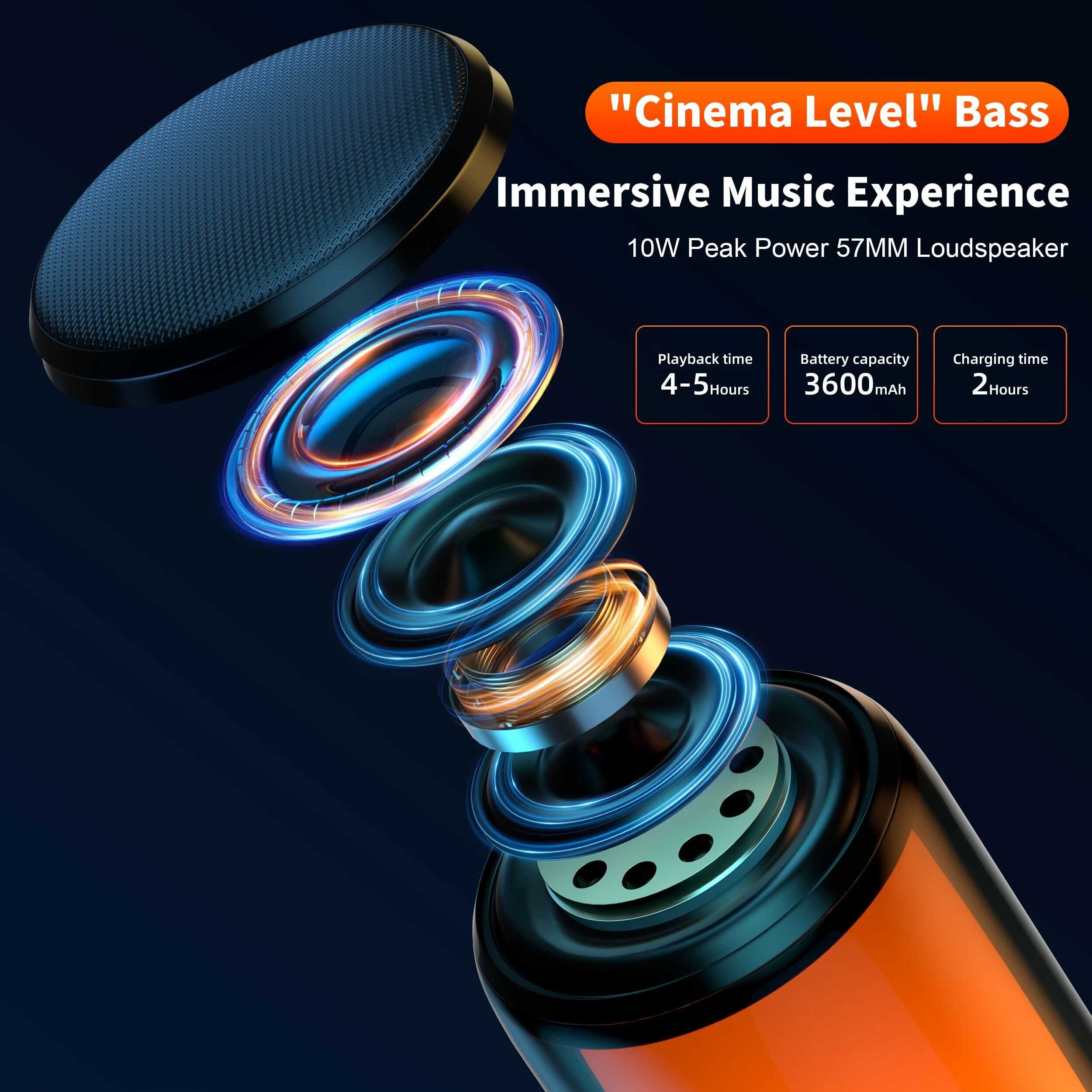 Portable Hi-Res 10W Bluetooth Speaker - Image 4