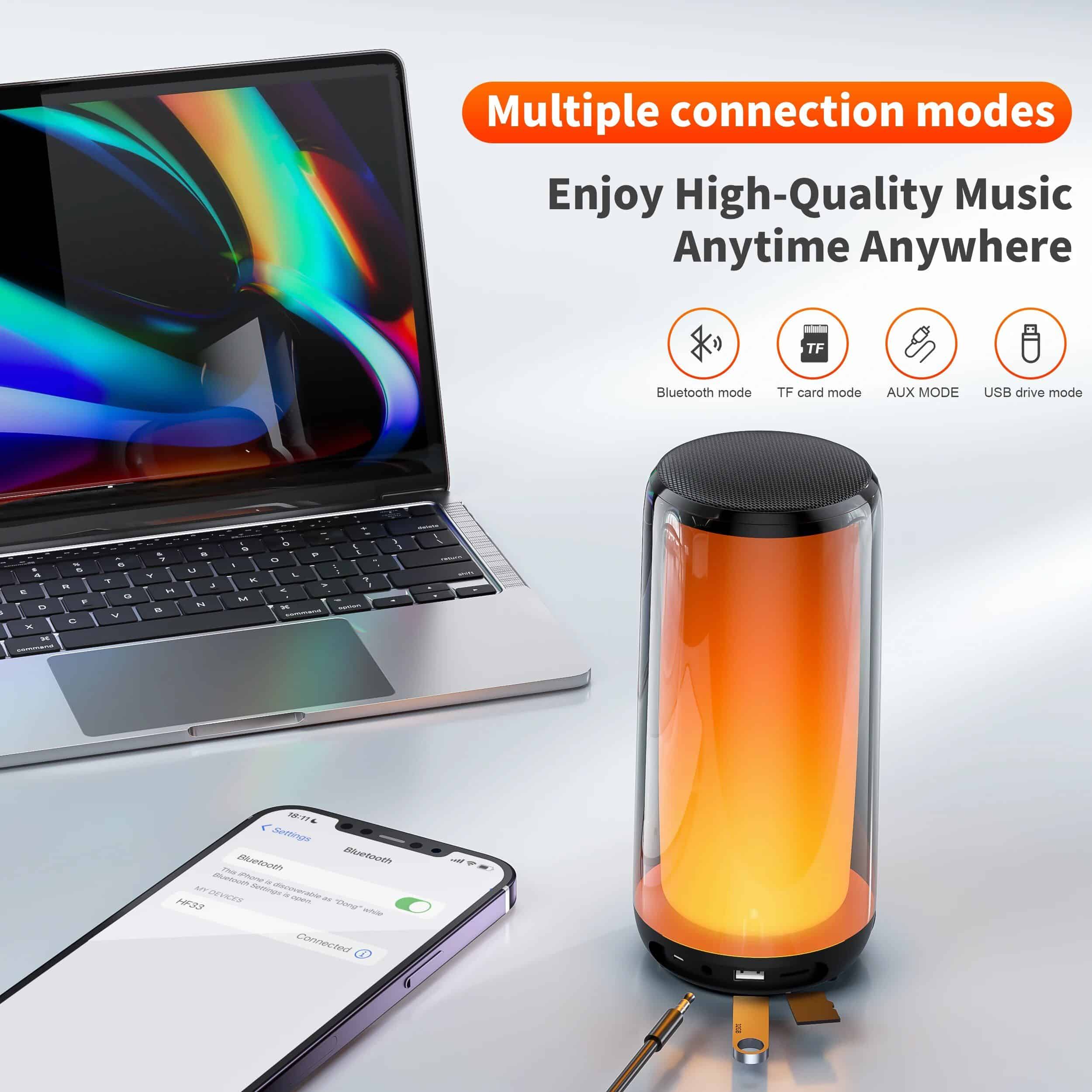 Portable Hi-Res 10W Bluetooth Speaker - Image 5