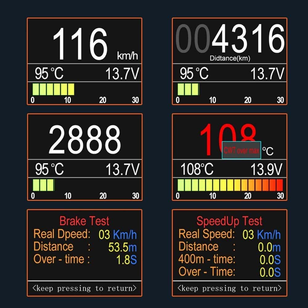 Universal OBD2 Digital Car Computer Meter - Image 6