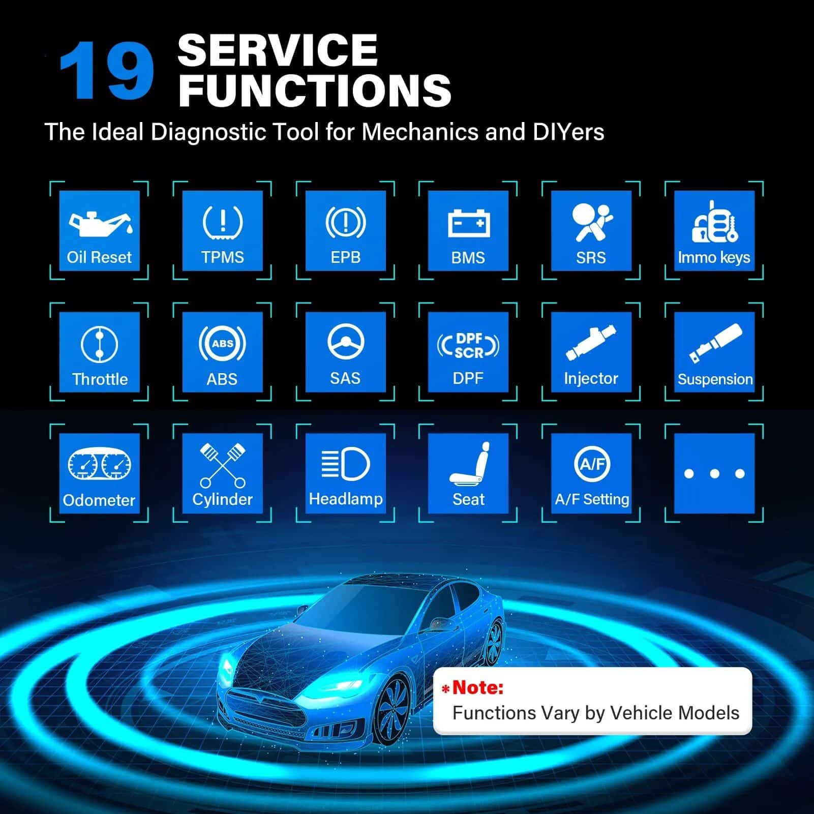 Professional Bluetooth OBD2 Scanner with Advanced Diagnostics and Reset Functions - Image 6