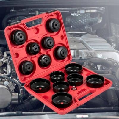 14 Piece Low Profile Oil Filter Socket Set