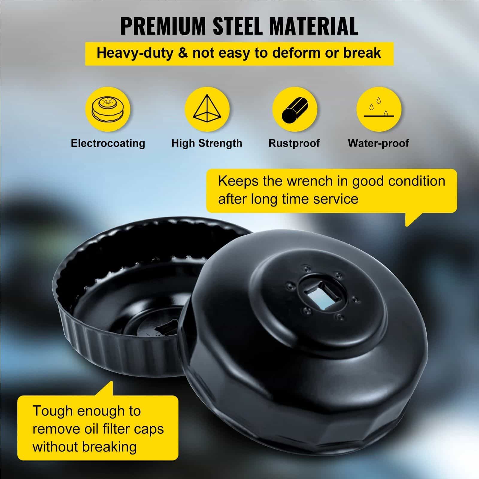 14 Piece Low Profile Oil Filter Socket Set - Image 5