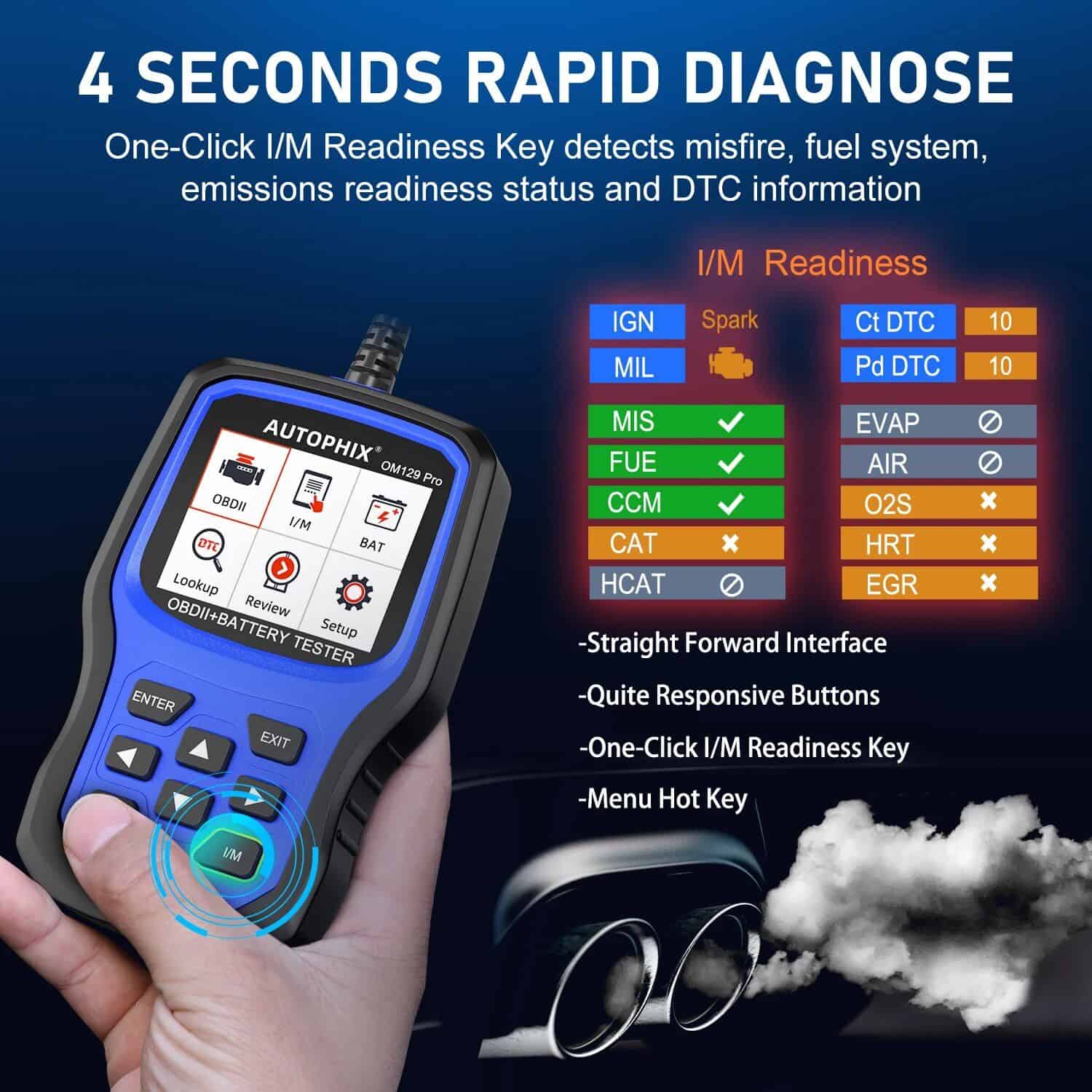 Pro 2-in-1 OBD2 Scanner and Battery Tester for Enhanced Vehicle Diagnostics - Image 9