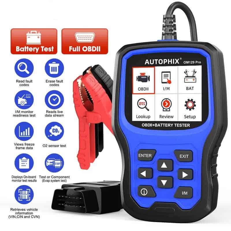 Pro 2-in-1 OBD2 Scanner and Battery Tester for Enhanced Vehicle Diagnostics - Image 2
