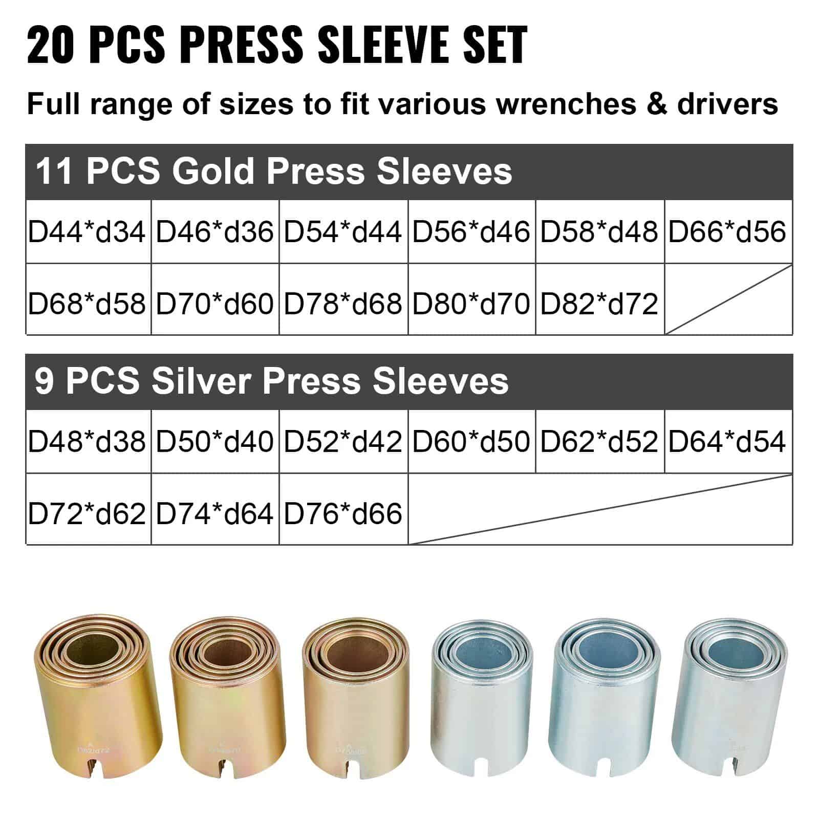 Universal 26-Piece Press and Pull Sleeve Kit for Car Repair and Maintenance - Image 4