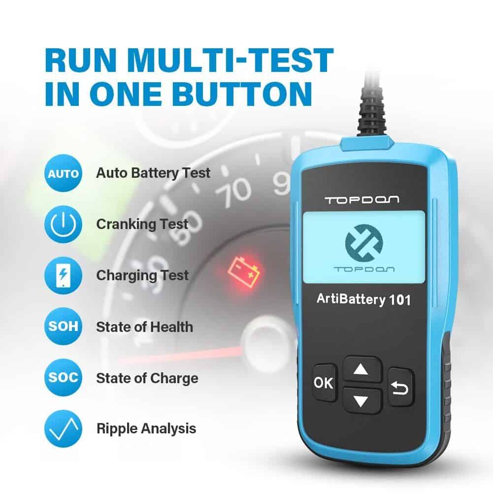 Multi-Function 12V Car Battery Tester - Image 3