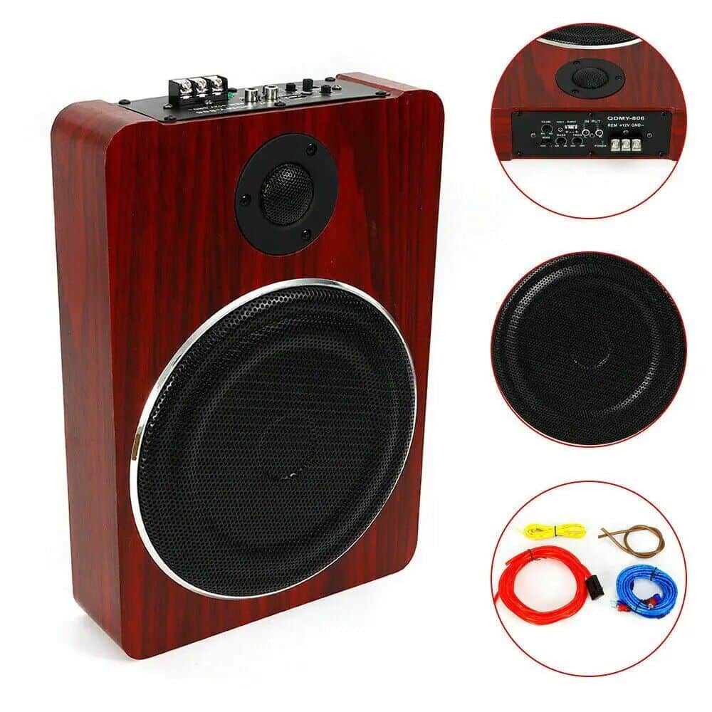 Compact 8" Under-Seat Active Subwoofer with Amp Kit - Image 3