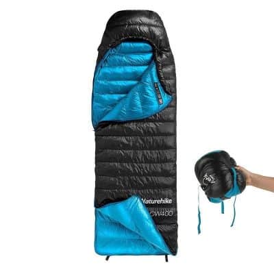 Ultra-Light Goose Down Winter Sleeping Bag for Hiking and Camping