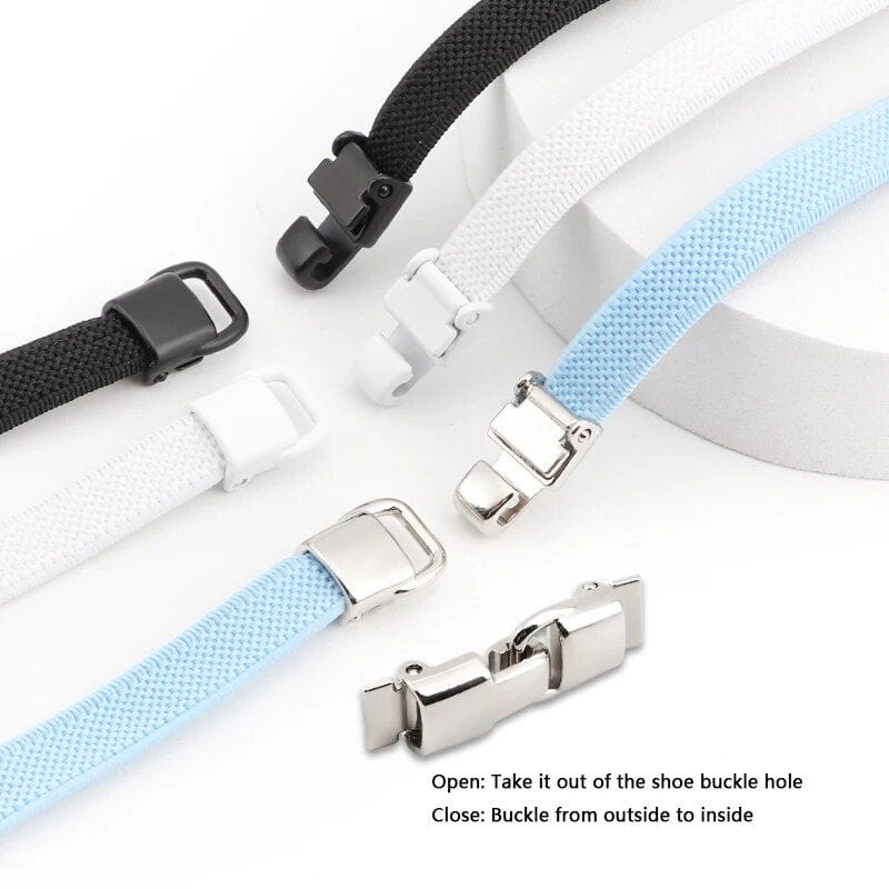 Hook Lock No Tie Shoelaces - Elastic Laces for Sneakers - Image 6