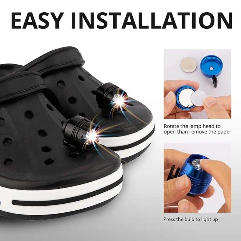 New Outdoor Camping Croc Charms Shoe Lights - Image 5