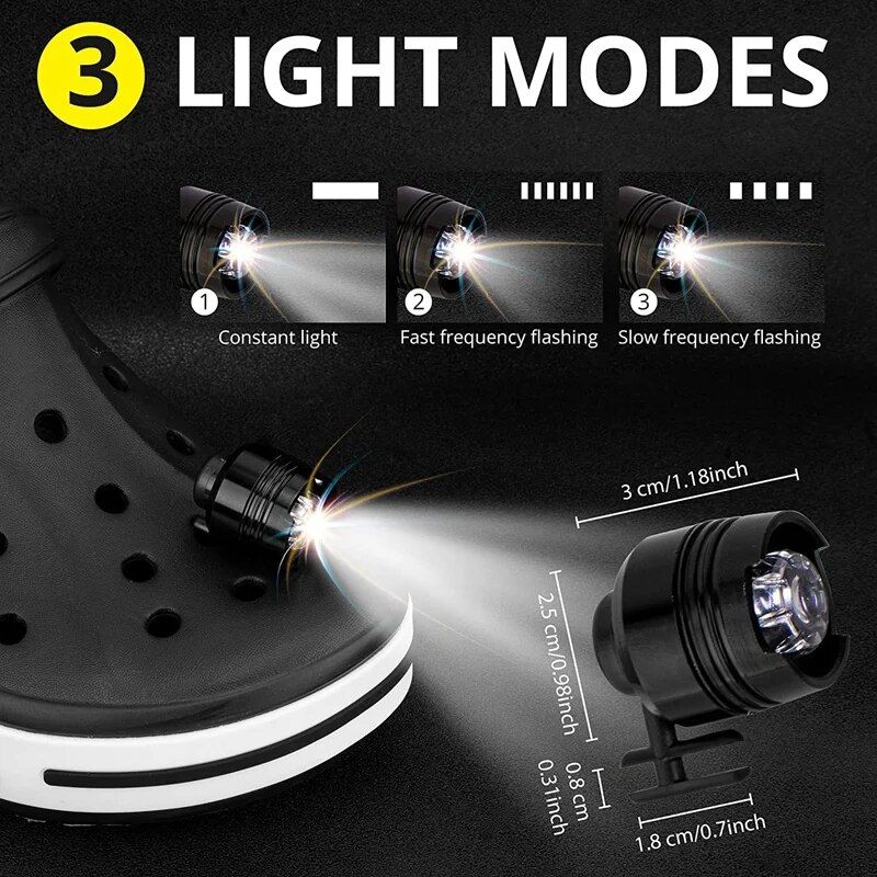 New Outdoor Camping Croc Charms Shoe Lights - Image 8