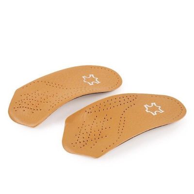 Arch Support Cowhide Insoles for Plantar Fasciitis & Foot Comfort