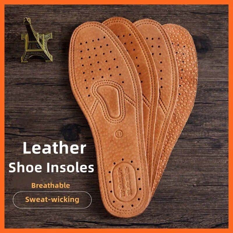 Comfort Cowhide Leather Insoles - Image 4