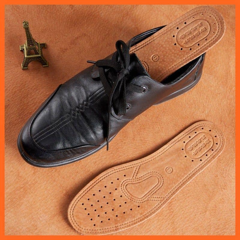 Comfort Cowhide Leather Insoles - Image 2