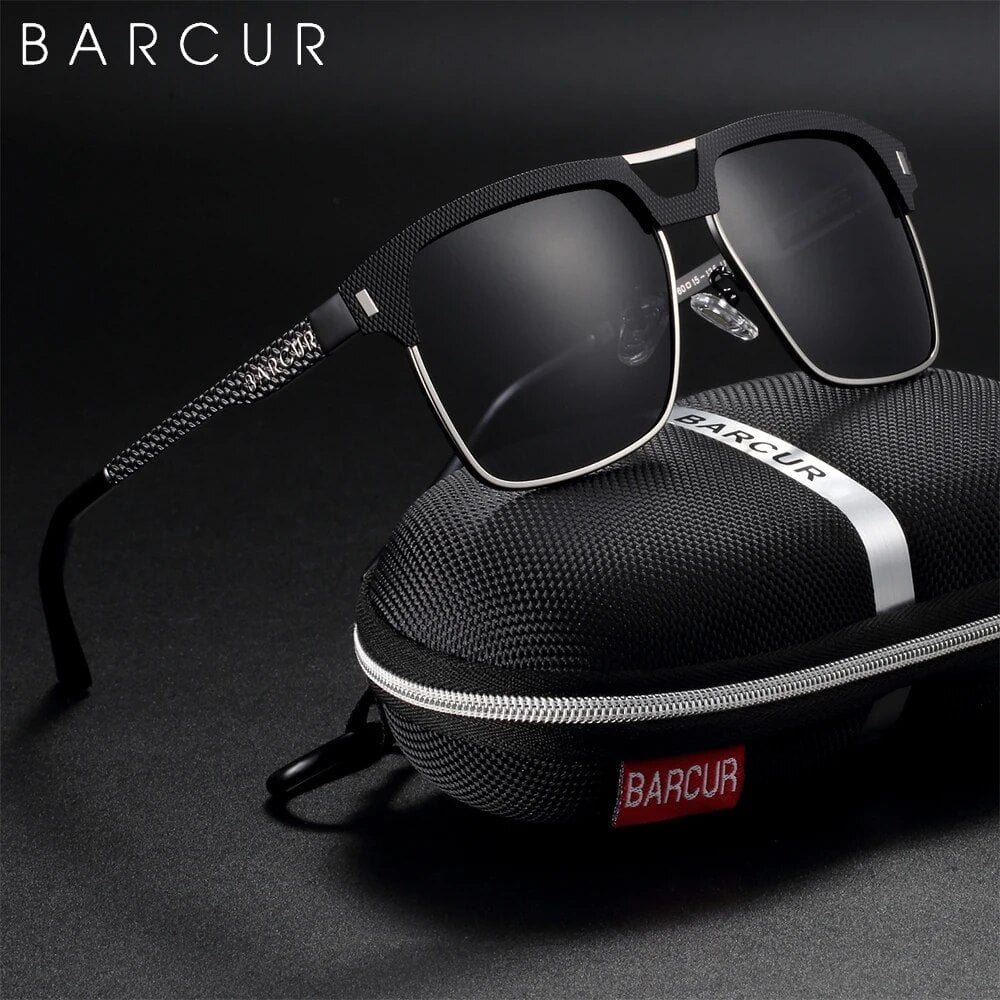 Stainless Square Polarized Sunglasses for Men - Image 5