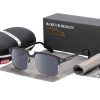 Stainless Square Polarized Sunglasses for Men