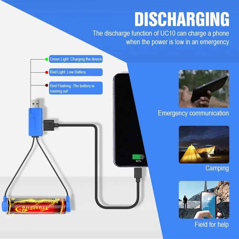 Universal Magnetic USB Battery Charger with Power Bank Function - Image 7