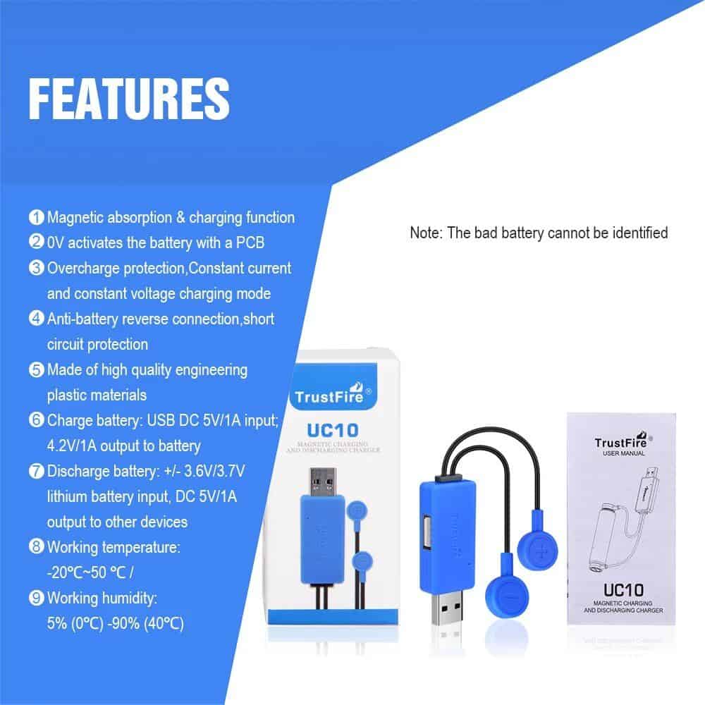 Universal Magnetic USB Battery Charger with Power Bank Function - Image 9