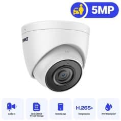 Alternative view of 5MP HD PoE Security Camera with Audio & Night Vision