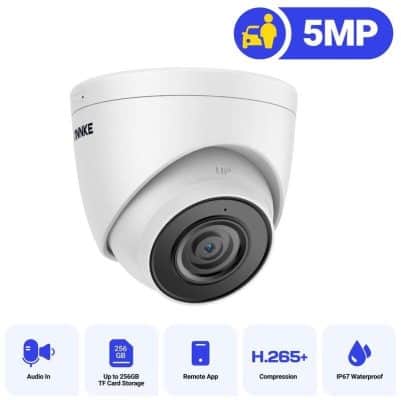 Alternative view of 5MP HD PoE Security Camera with Audio & Night Vision