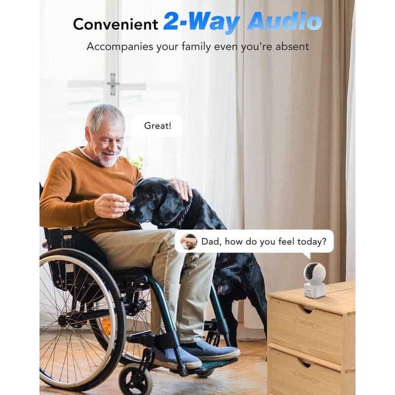 4MP High-Definition WiFi Smart Indoor Camera with Human Sound Detection and Alexa Compatibility - Image 7