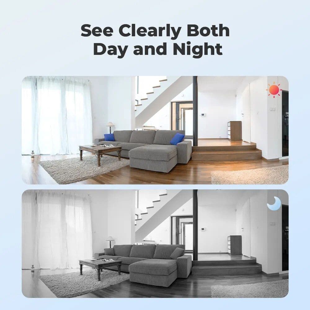 2K 4MP Pan & Tilt WiFi Indoor Camera with 2-Way Audio and AI Detection - Image 4