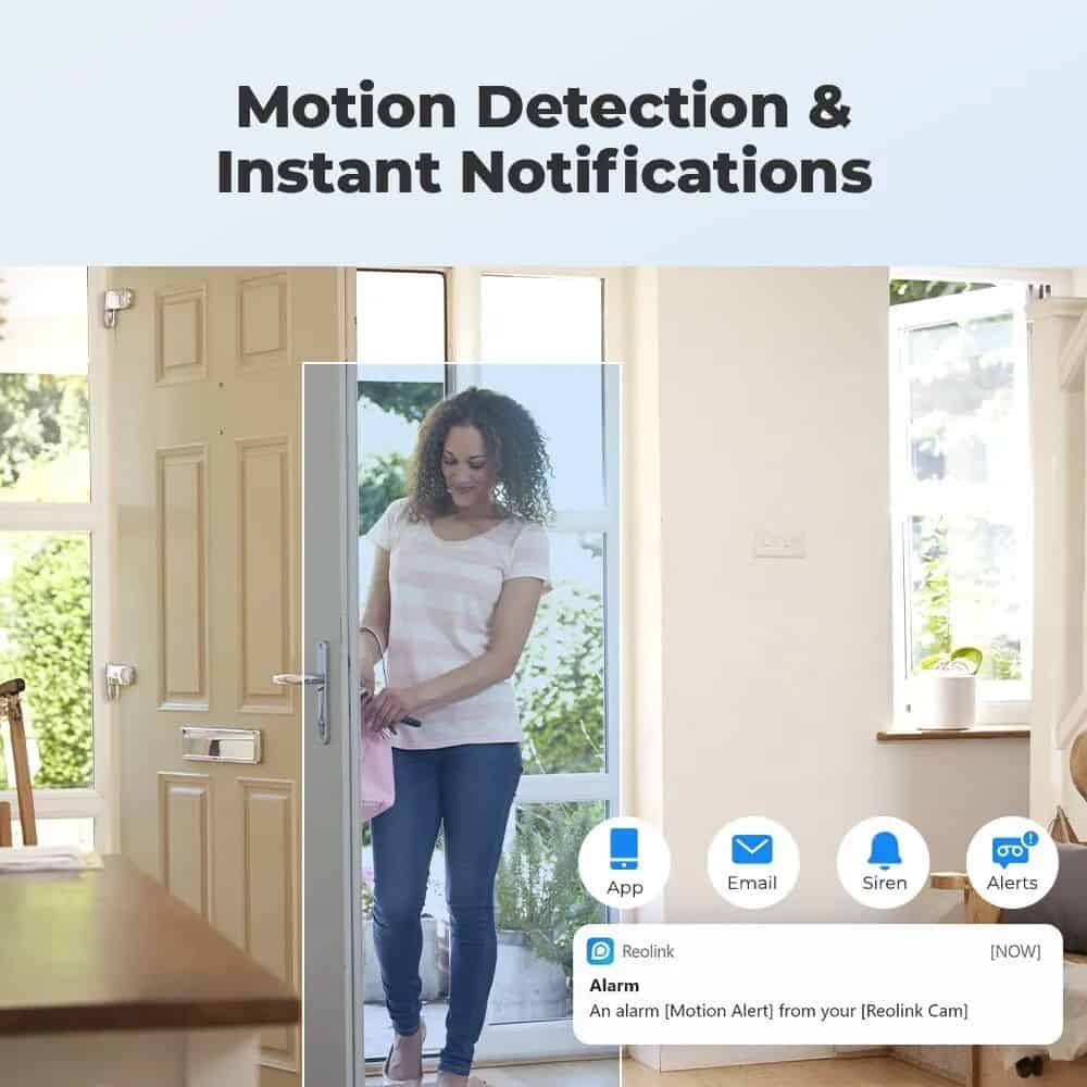 2K 4MP Pan & Tilt WiFi Indoor Camera with 2-Way Audio and AI Detection - Image 5