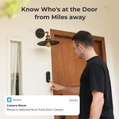 Alternative view of Smart Video Doorbell with Chime, WiFi & PoE, Human Detection, Works with Alexa & Google Assistant