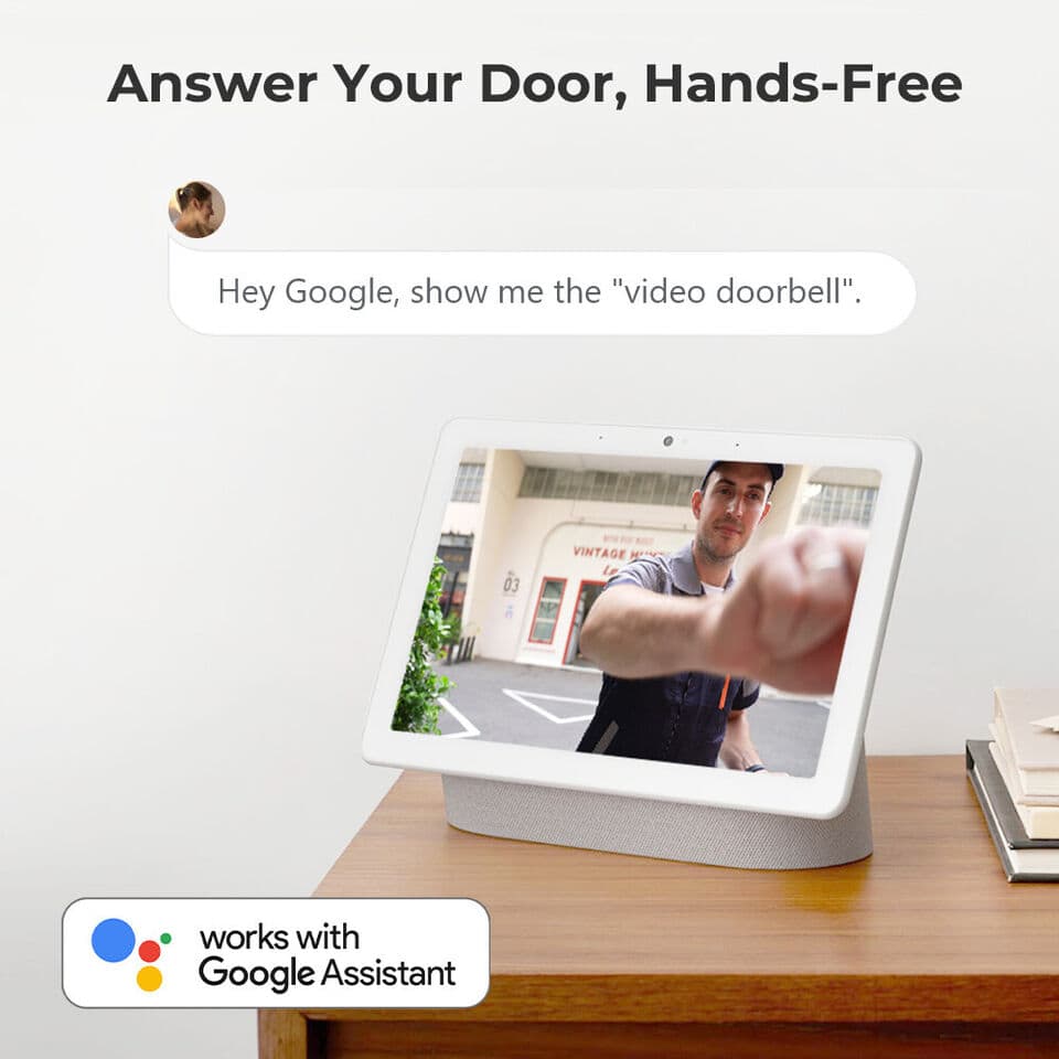 Smart Video Doorbell with Chime, WiFi & PoE, Human Detection, Works with Alexa & Google Assistant - Image 5