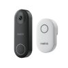 Smart Video Doorbell with Chime, WiFi & PoE, Human Detection, Works with Alexa & Google Assistant