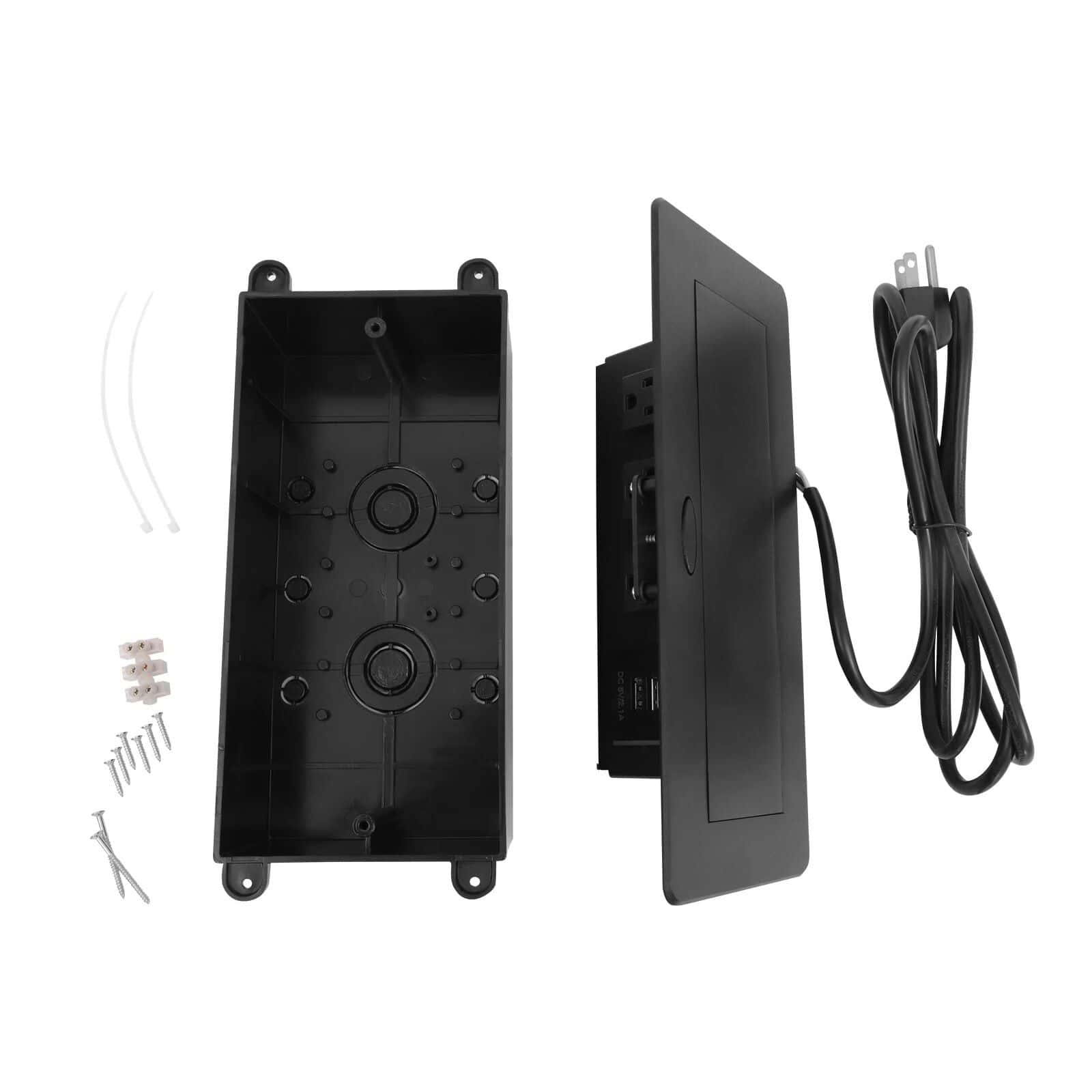 Aluminum Alloy Desktop Pop-Up Power Socket with USB Ports - Image 3