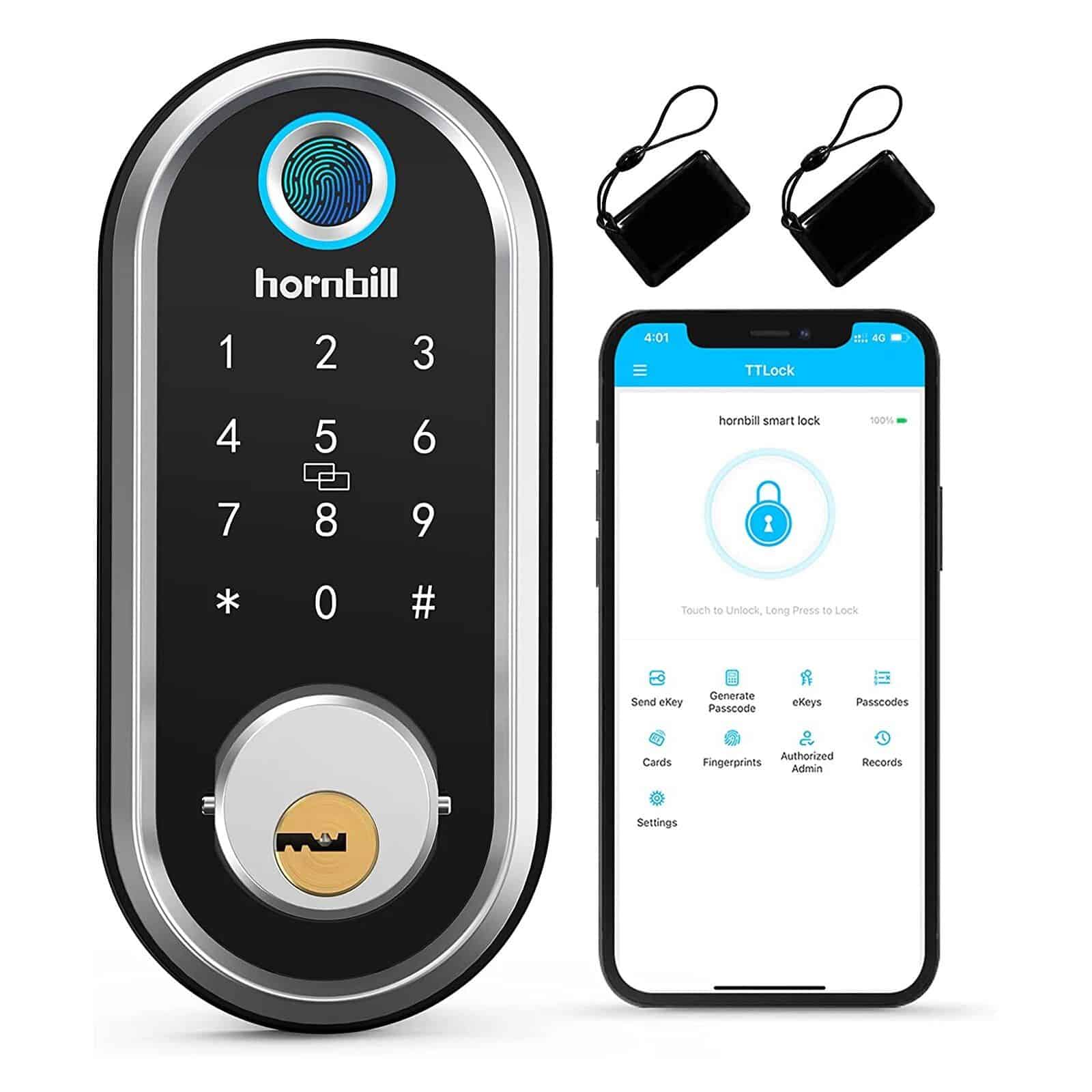 WiFi Enabled Smart Door Lock with Biometric Fingerprint, IC Card, and Remote Unlock - Image 6