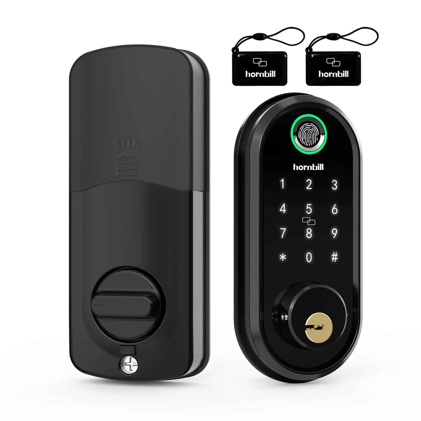 WiFi Enabled Smart Door Lock with Biometric Fingerprint, IC Card, and Remote Unlock - Image 3