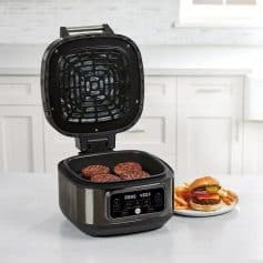 Alternative view of 5.5 Quart Multi-Function Indoor Grill and Air Fryer