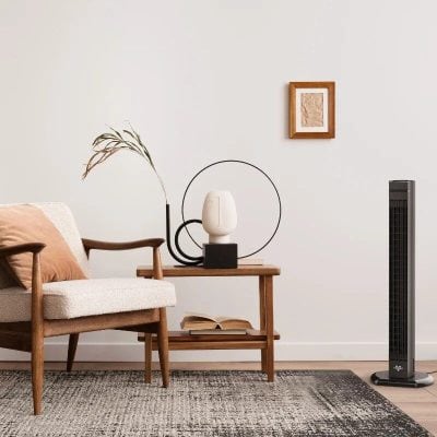 Alternative view of Efficient 40" Oscillating Tower Fan with Remote