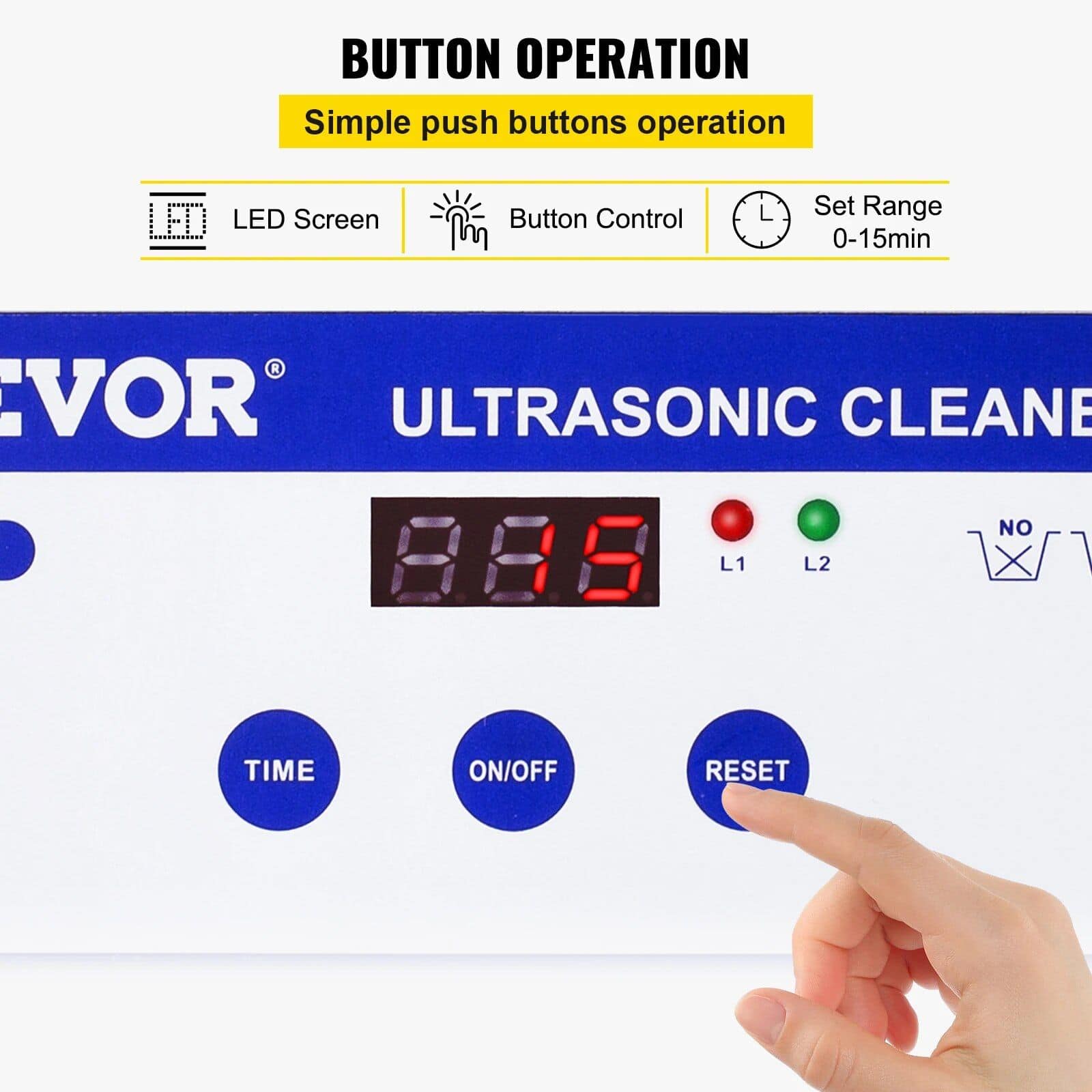 Ultimate 800ml Ultrasonic Cleaner: Portable Washing Machine - Image 5